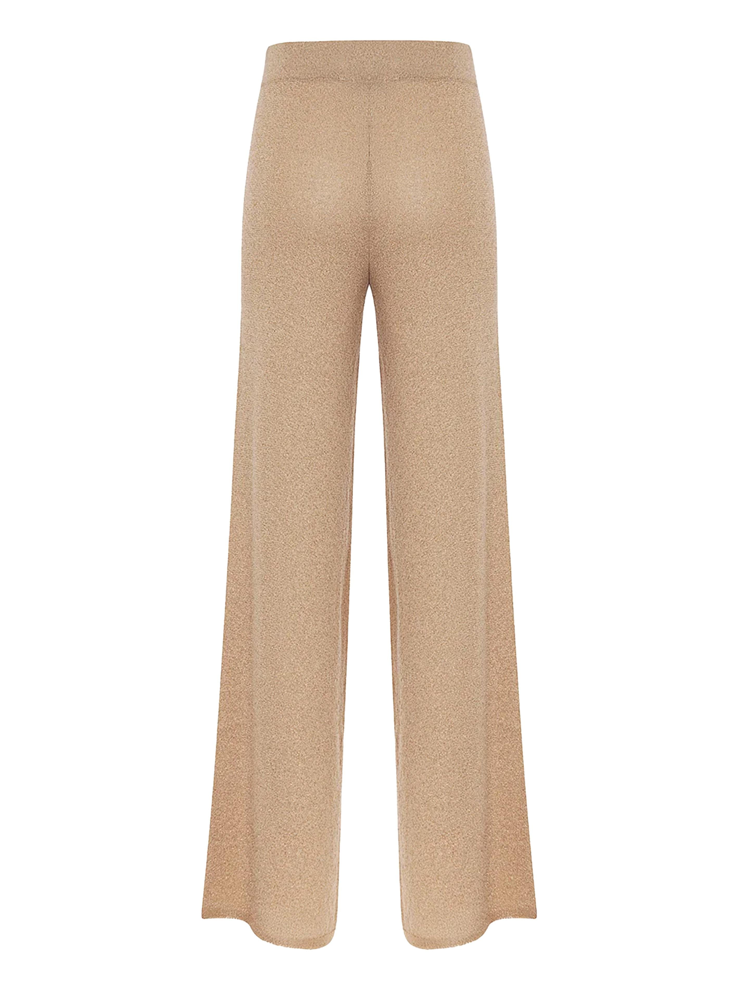Pantalone sabbia lurex PTKD05072 SABBIA AKEP