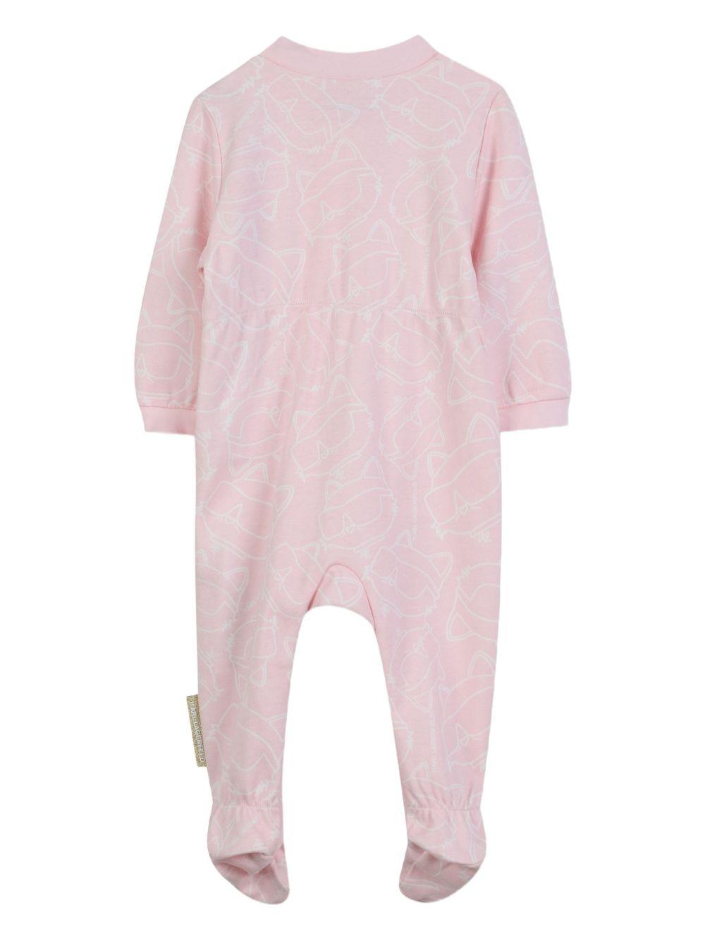 Pigiama con Stampa Choupette e Accessori Coordinati Z30968 N74 KARL LAGERFELD KIDS