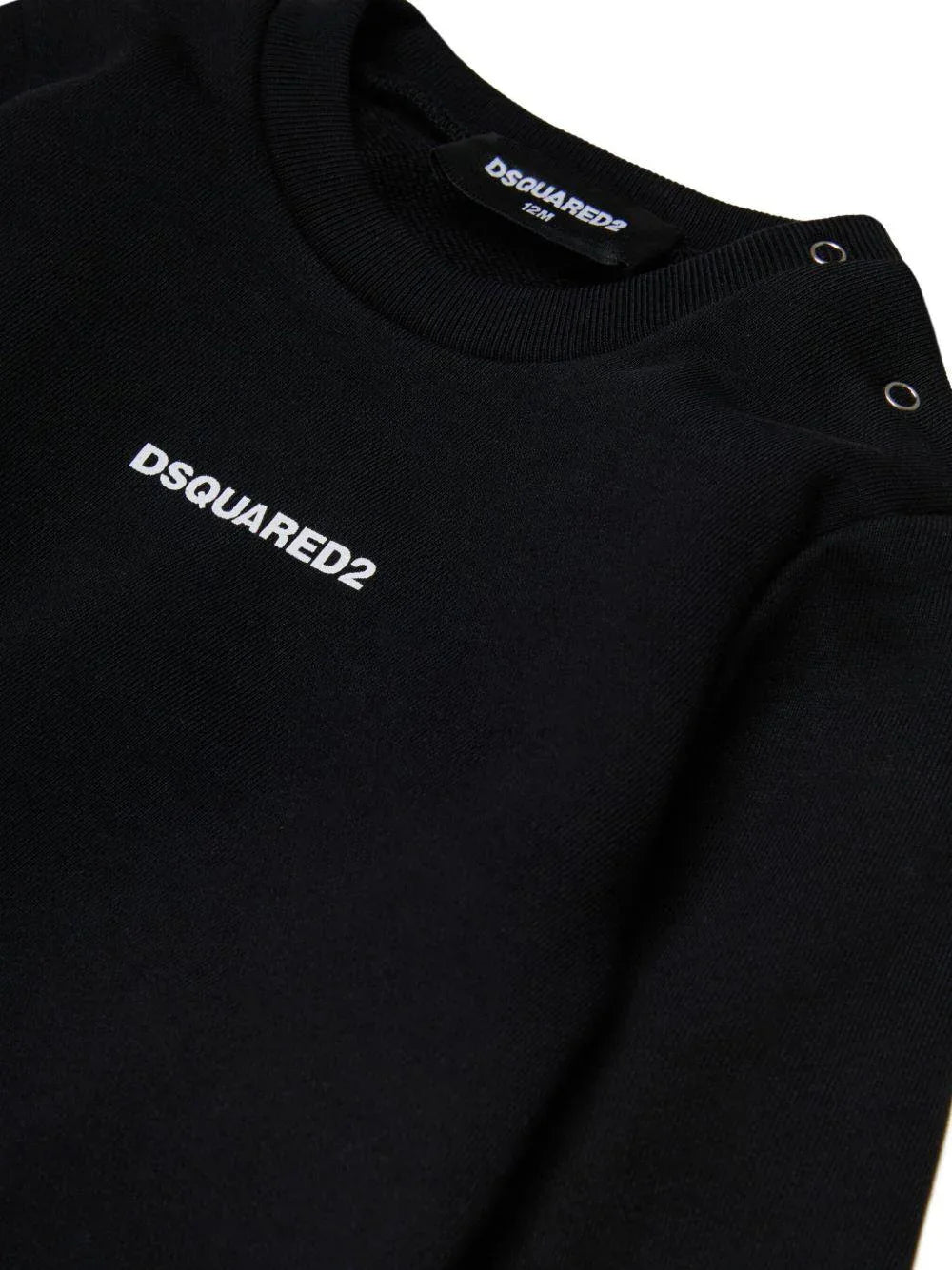 Tuta Sportiva Nera con Logo - Preludio Moda