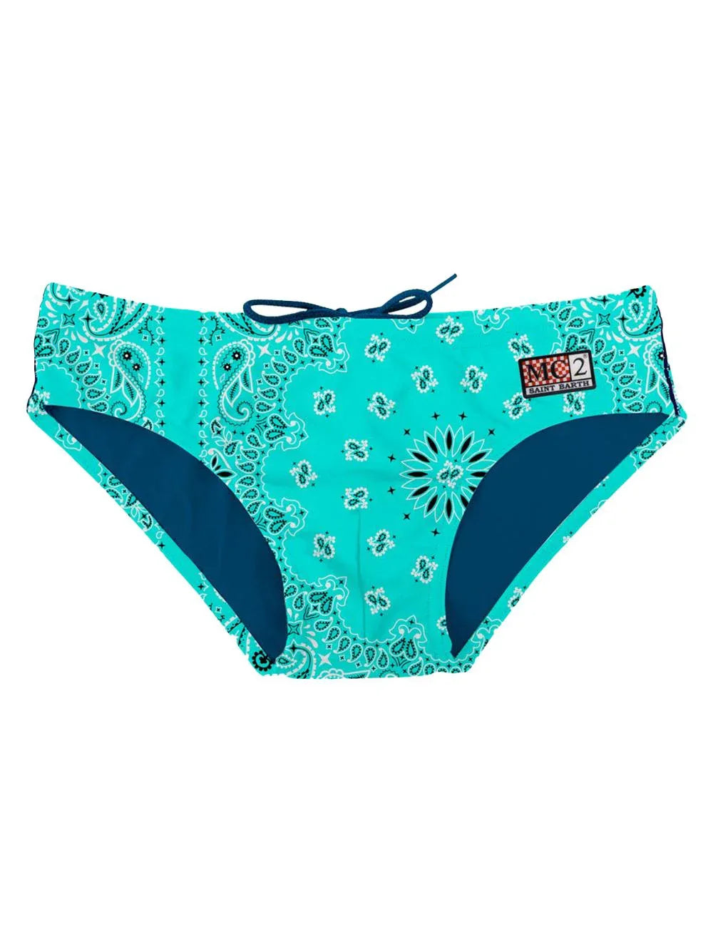 Costume slip turchese fantasia bandana - Preludio Moda