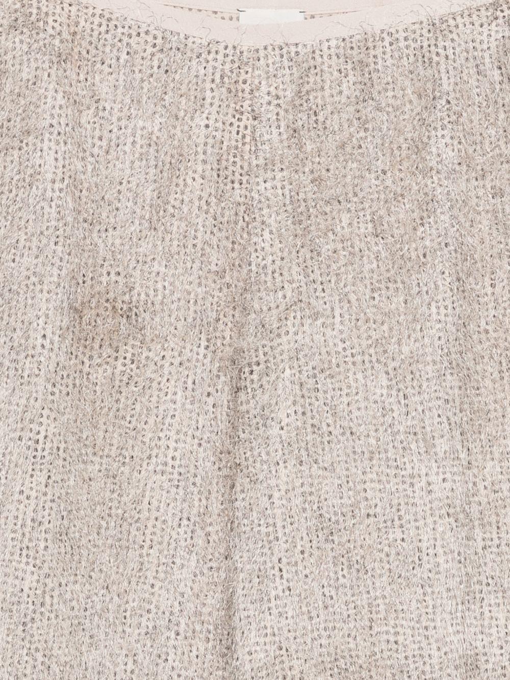 Pantaloni in maglia con frange a vita alta 116161P6213 POIS ALYSI