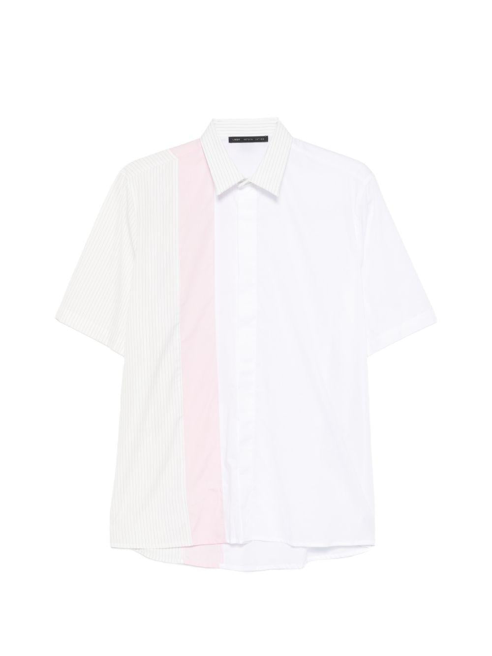 Camicia in cotone a righe maniche corte LC26004 Z234 LOW BRAND