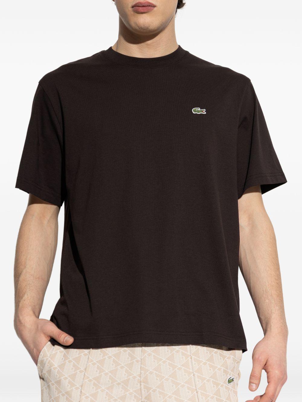T-shirt girocollo con logo TH7318 3LA LACOSTE