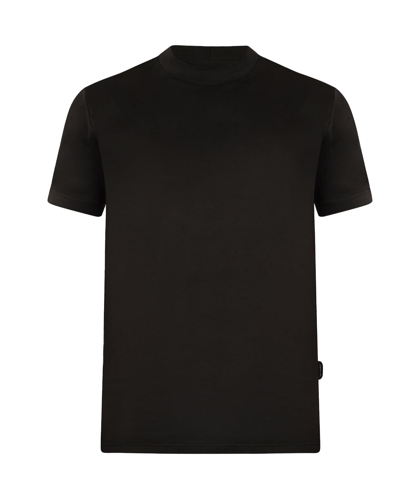 T-shirt basic verde mini etichetta laterale XM4132 VERDE YES LONDON