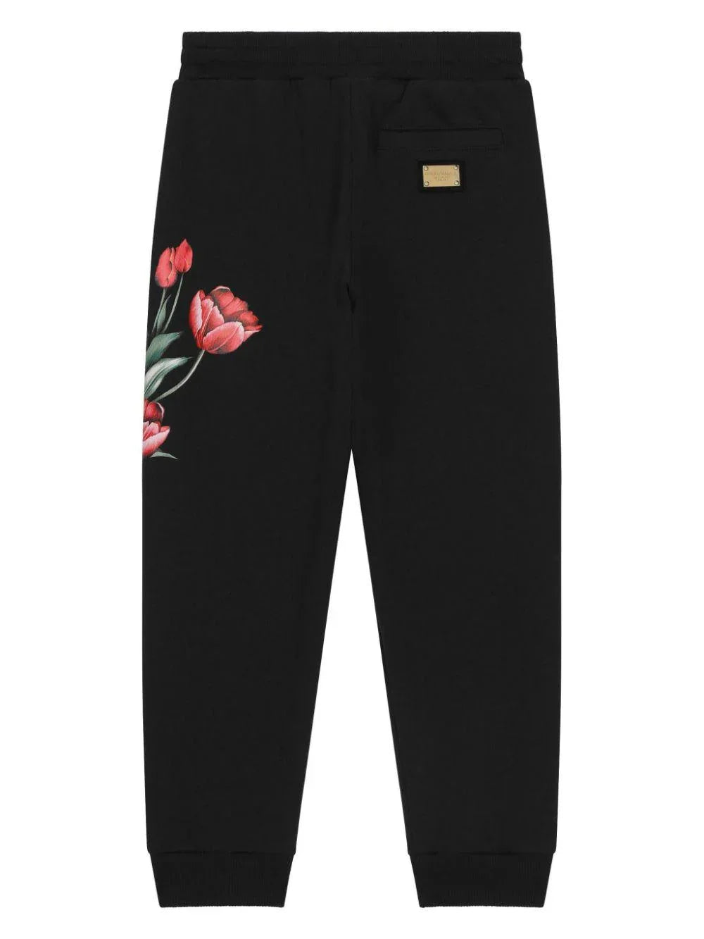 Pantatuta blu scuro stampa tulipani - Preludio Moda