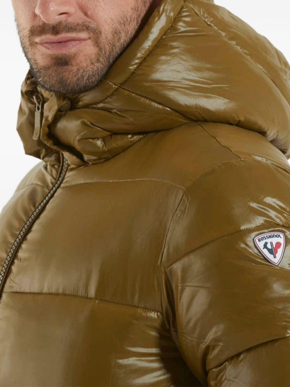 Giubbino bomber verde finish lucido RLNMJ31 648 ROSSIGNOL