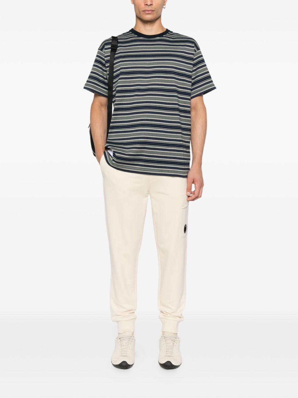 Pantaloni Cargo Beige in Cotone con Tasca Applicata 19CMSP717A005086W 402 CP COMPANY