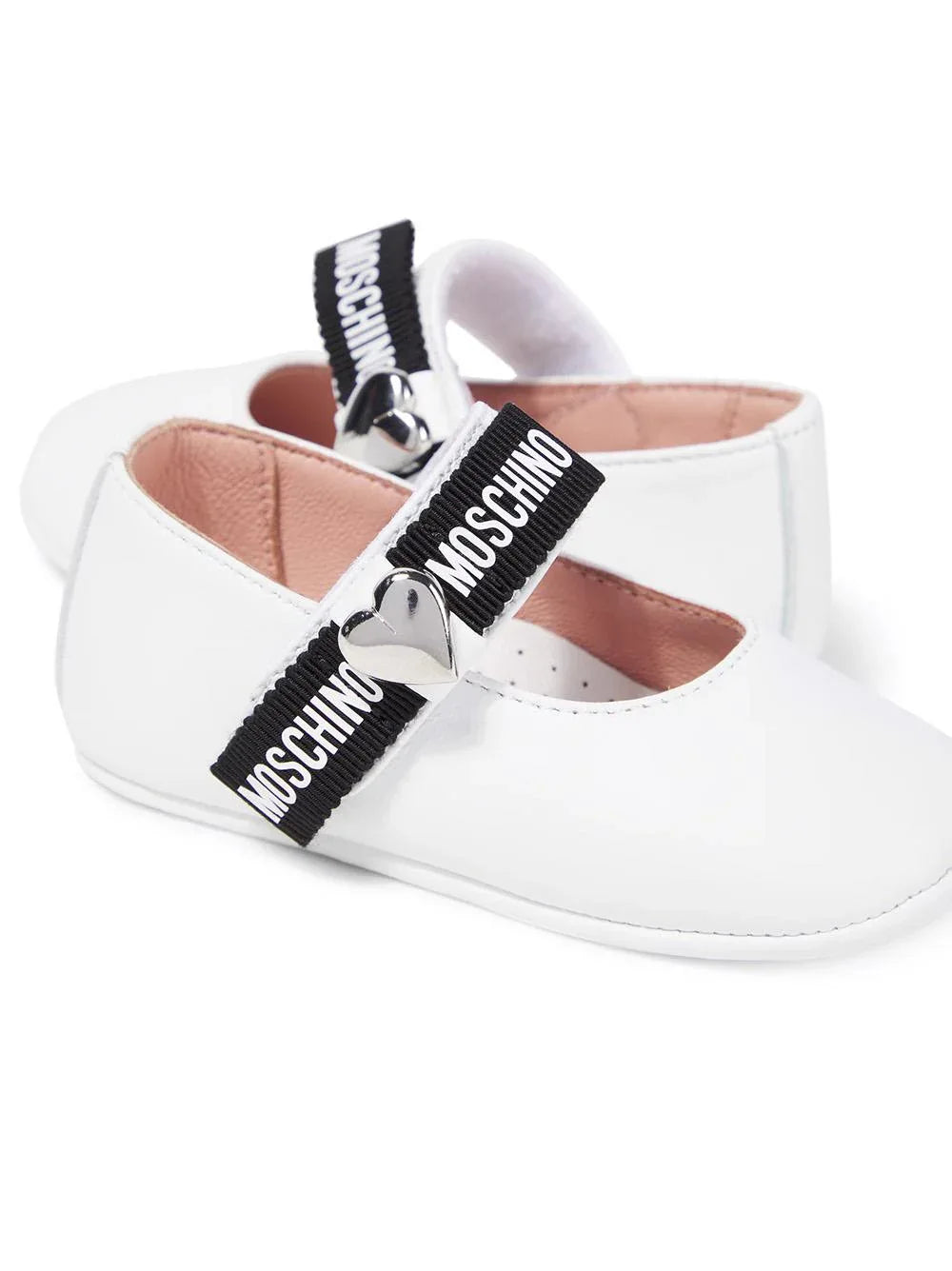 Ballerina bianca strappo logato neonata - Preludio Moda