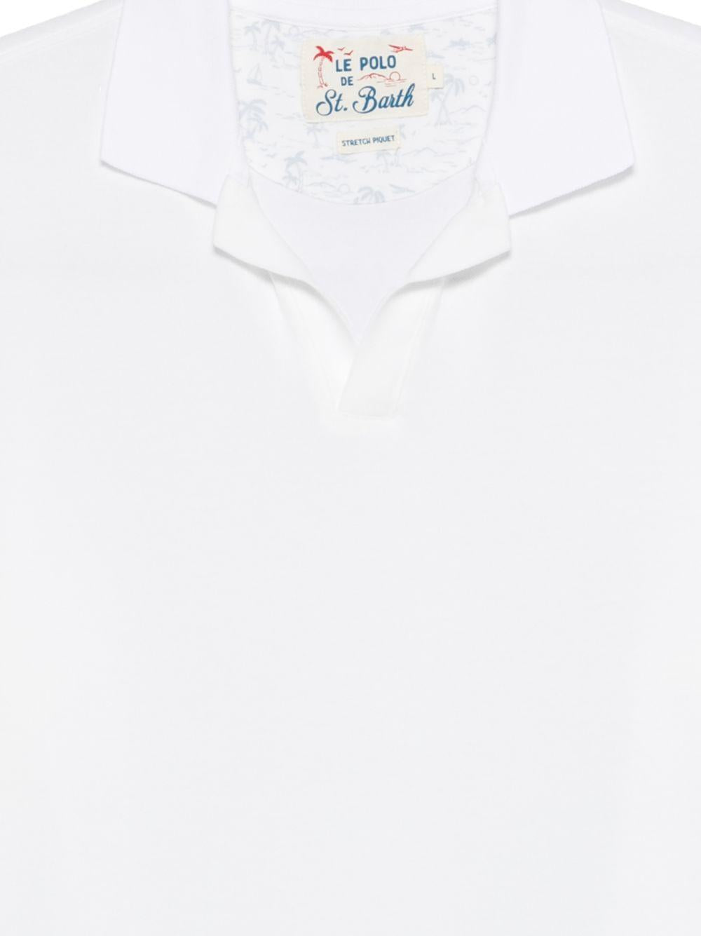 T-shirt con colletto a polo CHS0001 00123L MC2 SAINT BARTH