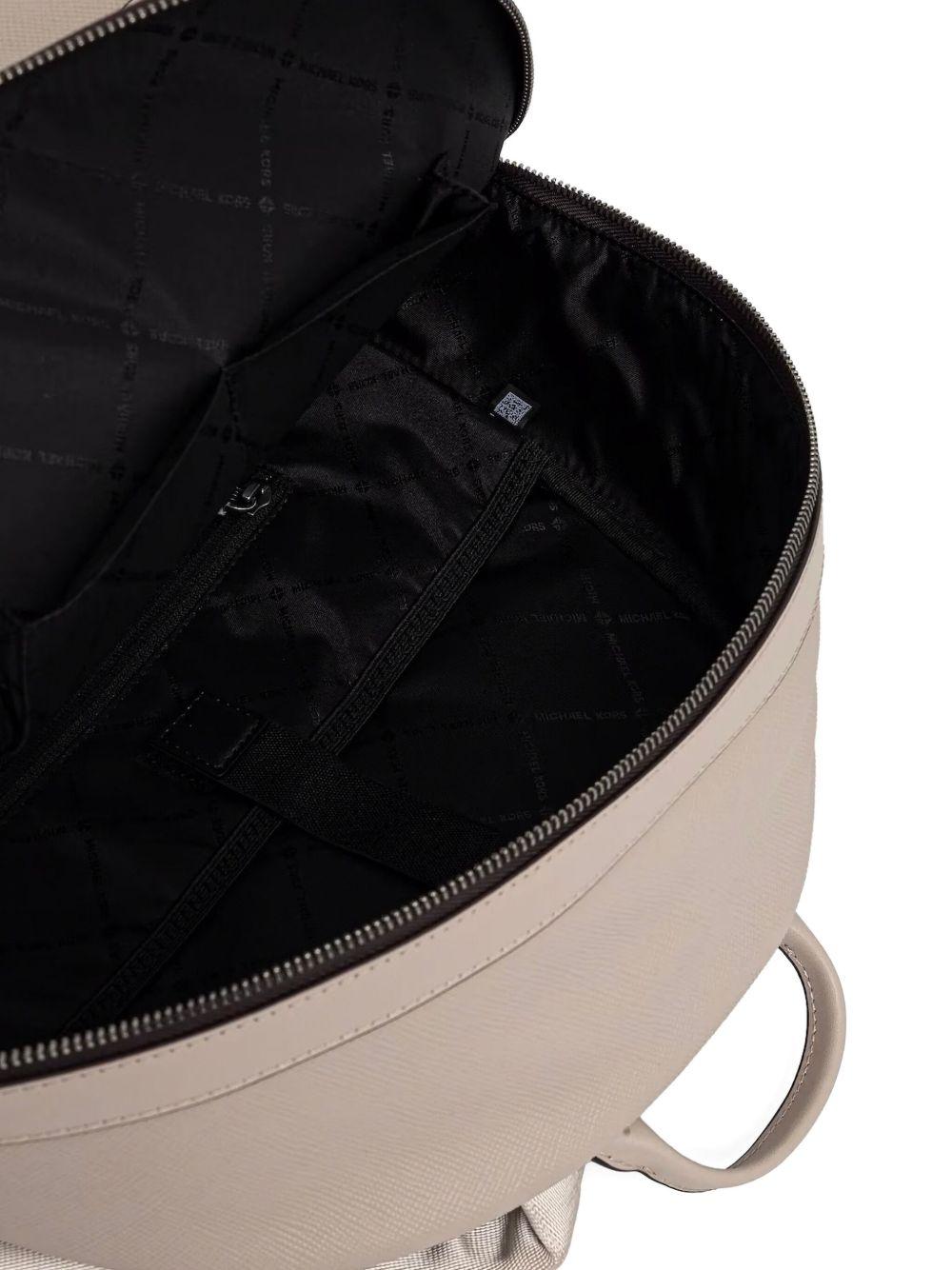 Zaino Edison sabbia in pelle saffiano