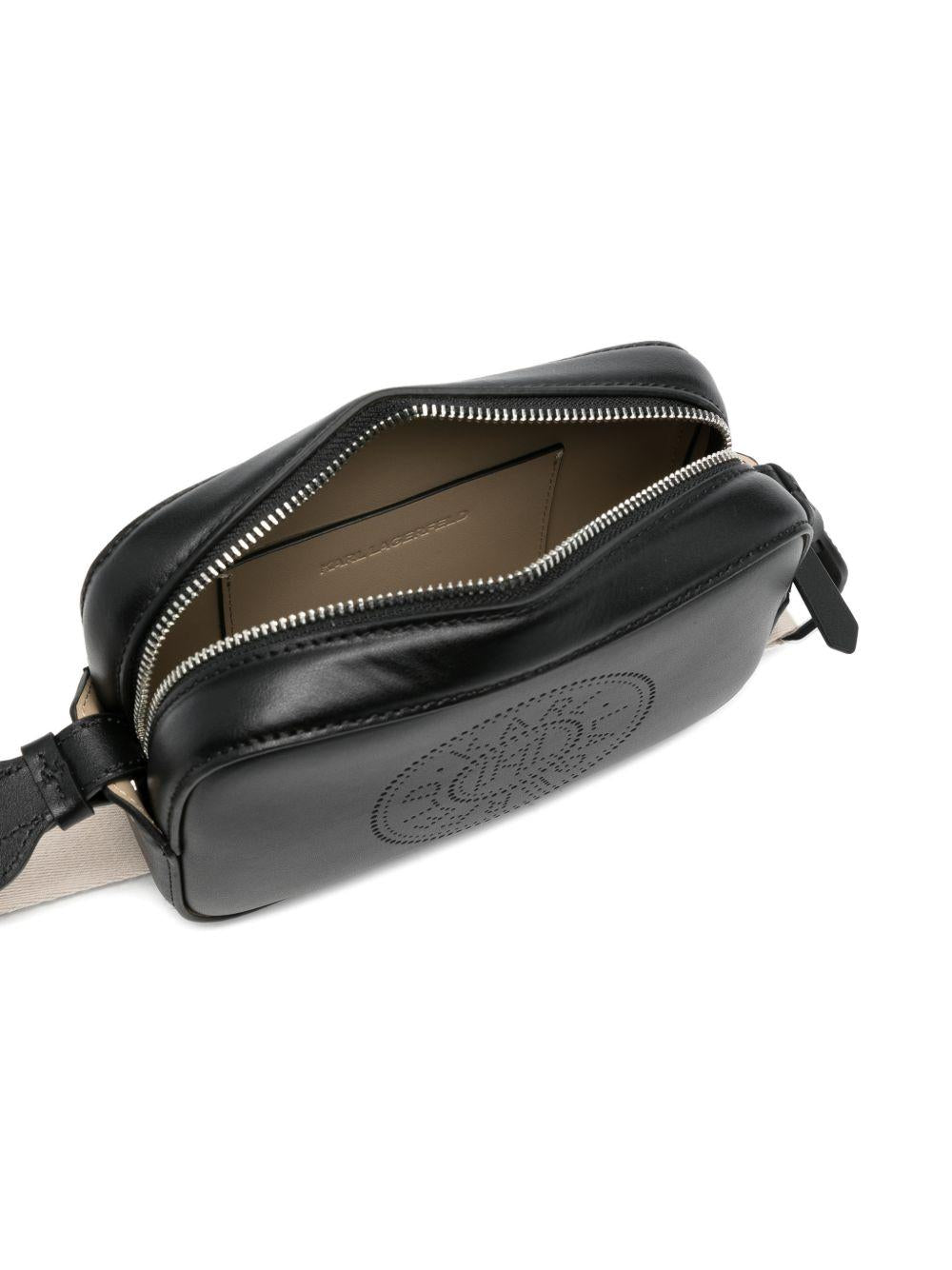 Mini borsa in pelle con tracolla regolabile A3W30310NN 994 KARL LAGERFELD