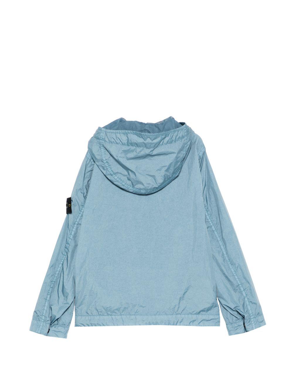 Giacca con cappuccio in poliammide L1S164100003S0A23 V004A STONE ISLAND KIDS
