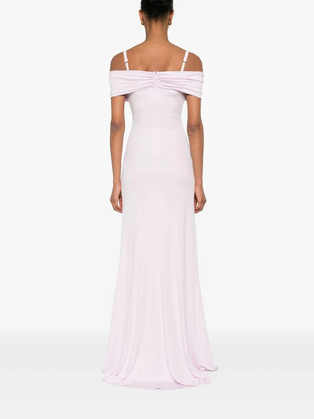 Abito Red Carpet in jersey crêpe con corsetto quarzo - Preludio Moda