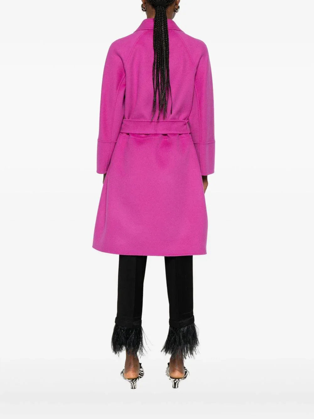 Cappotto Arona in lana vergine con cintura - Preludio Moda