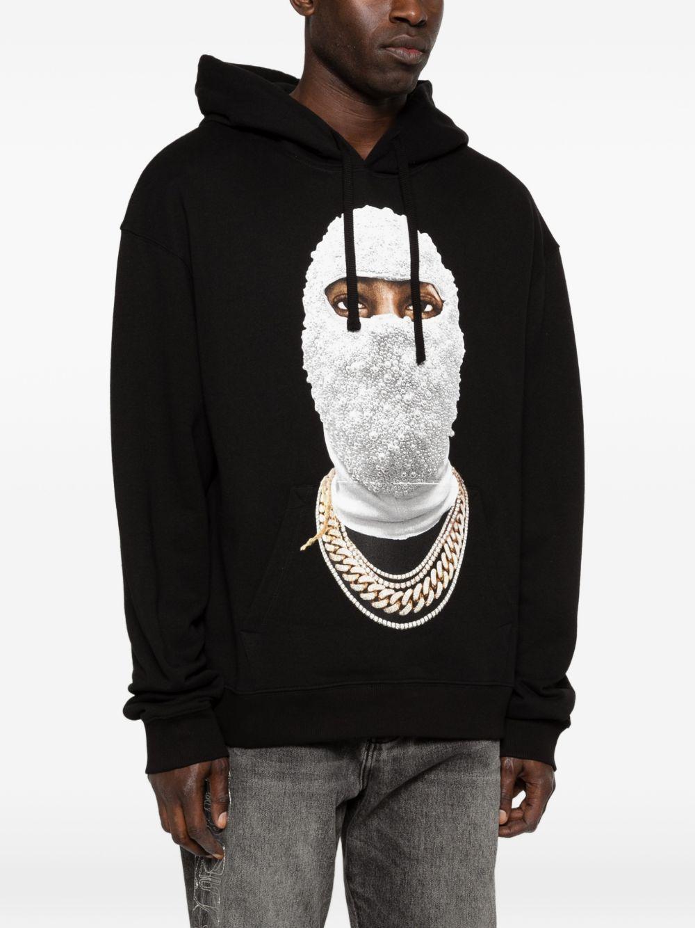 Felpa con cappuccio stampa fotografica NUS26291 009 IH NOM UH NIT