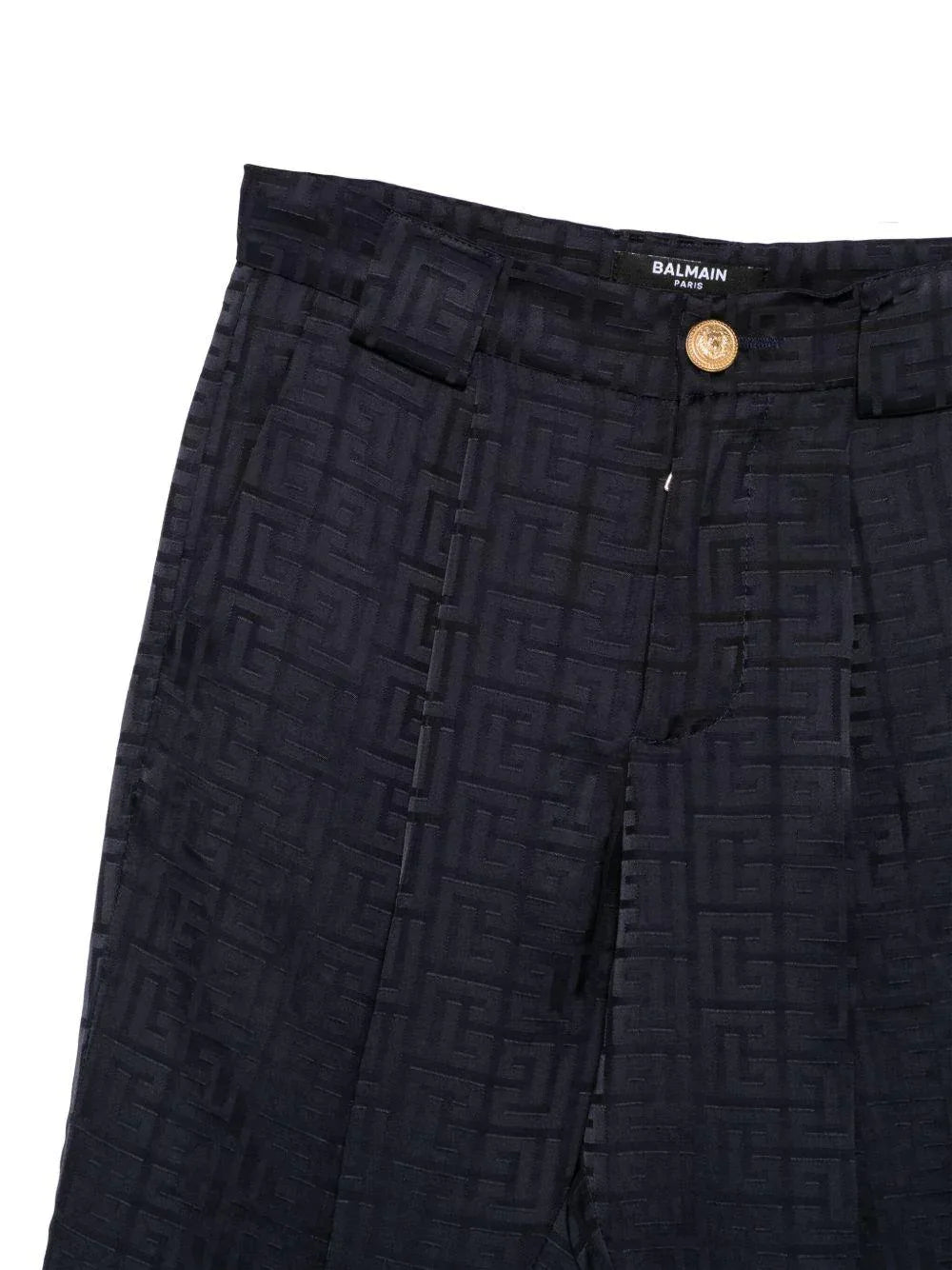 Pantalone blu notte logo monogram all-over - Preludio Moda