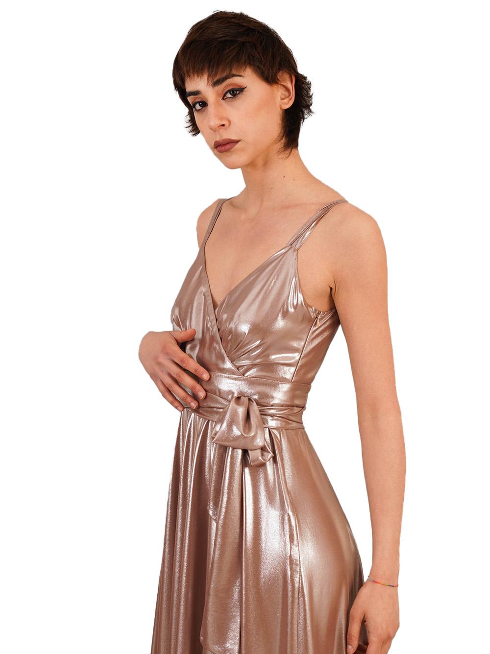 Abito laminato bronzo - Preludio Moda