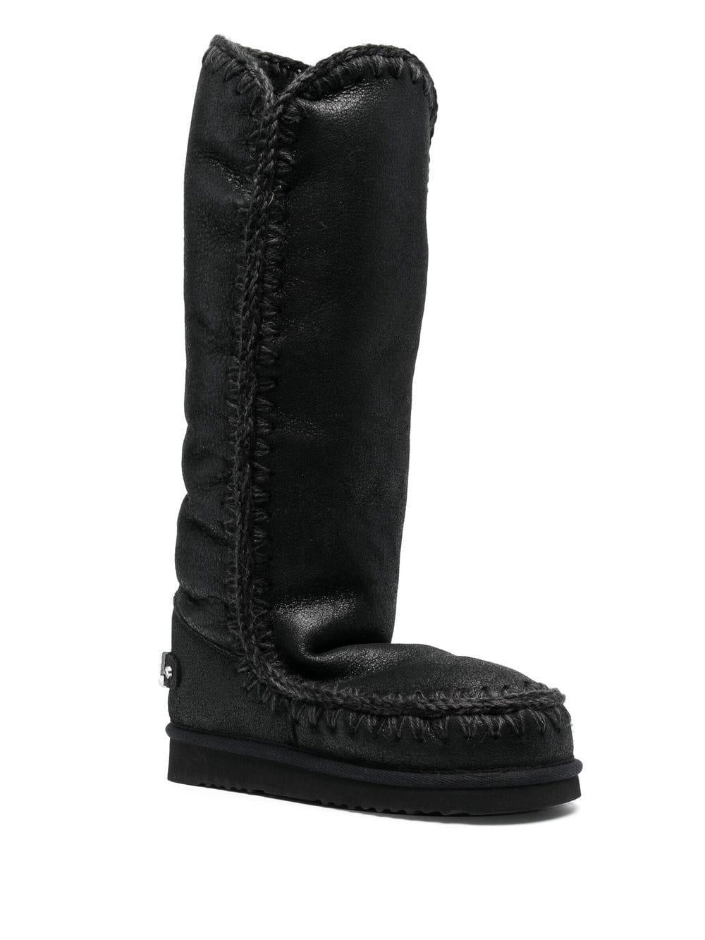 Stivale Eskimo 40 logo strass nero