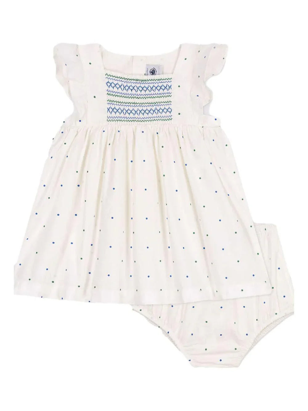 Completo avorio con pois e ricami - Preludio Moda