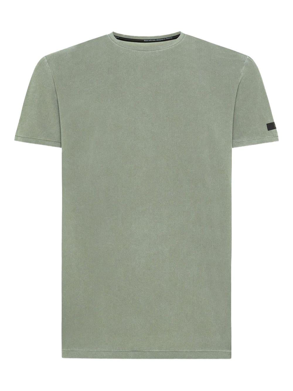 T-shirt techno wash pique verde 25218 22 RRD