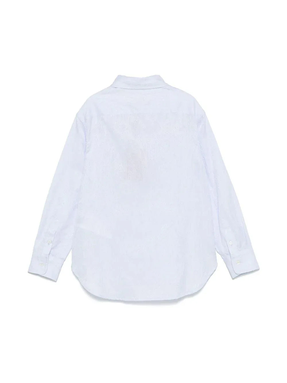 Camicia celeste con stampa paisley - Preludio Moda