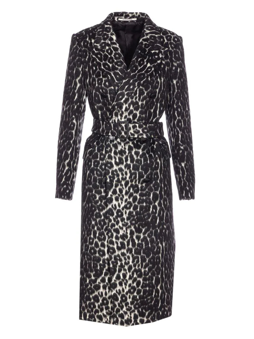 Cappotto Doppiopetto con Stampa Leopardata - Preludio Moda