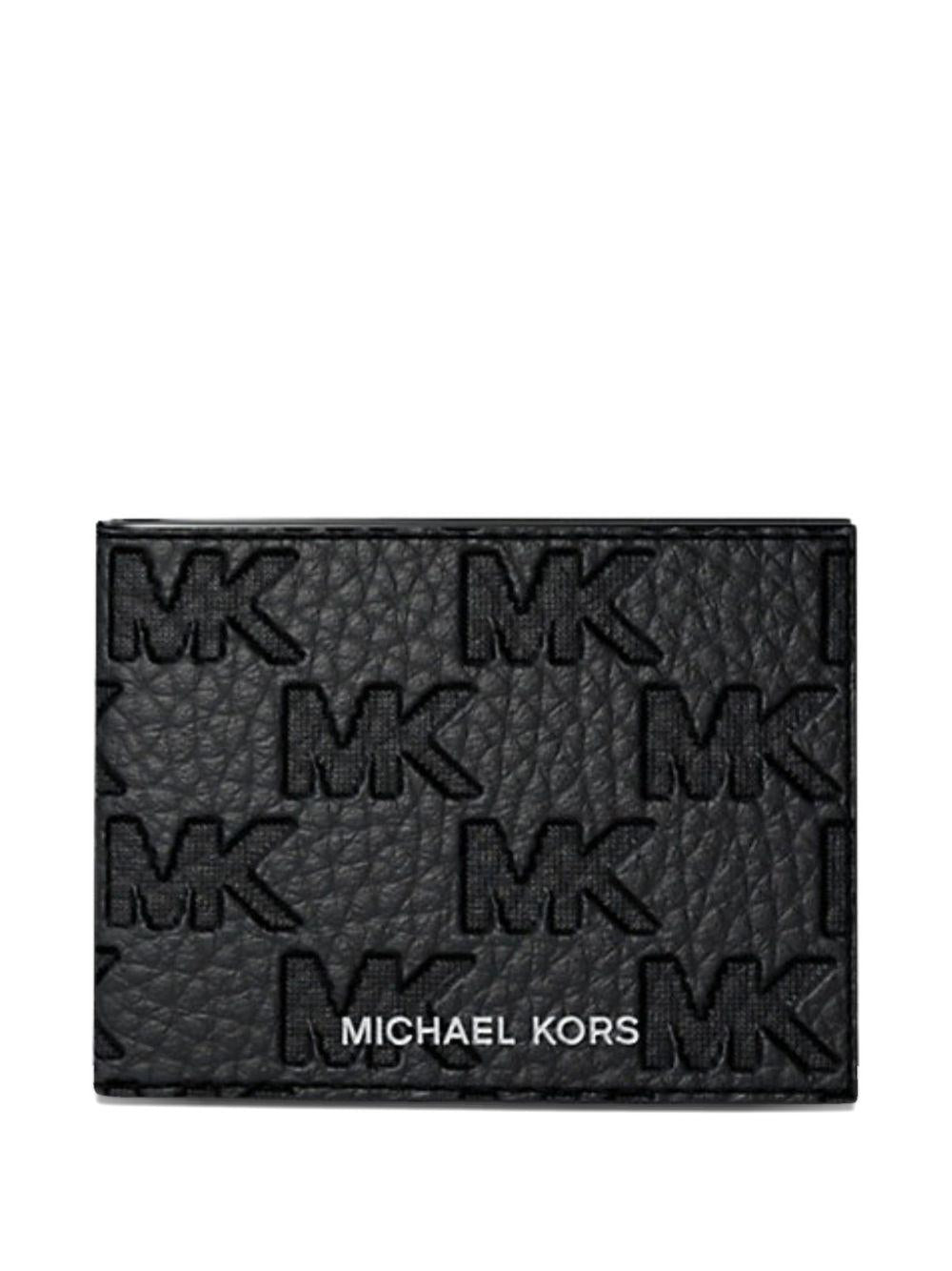 Portafoglio bifold con logo embossed 39S6LHDF2L 001 MICHAEL KORS