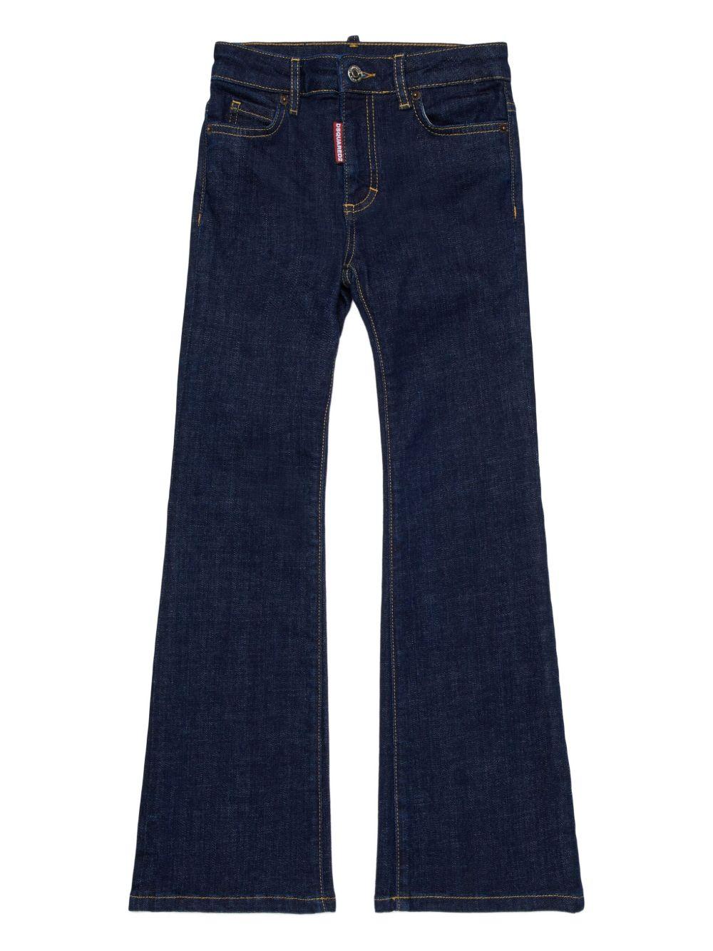 Jeans Svasati in Cotone DQ2633D0AAM DQ01 DSQUARED KIDS