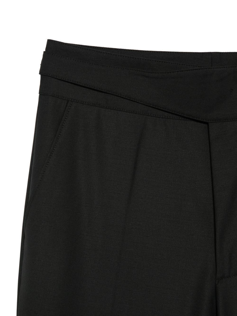 Pantaloni sartoriali in lana a gamba dritta 5P0557A1WK K102 PATRIZIA PEPE