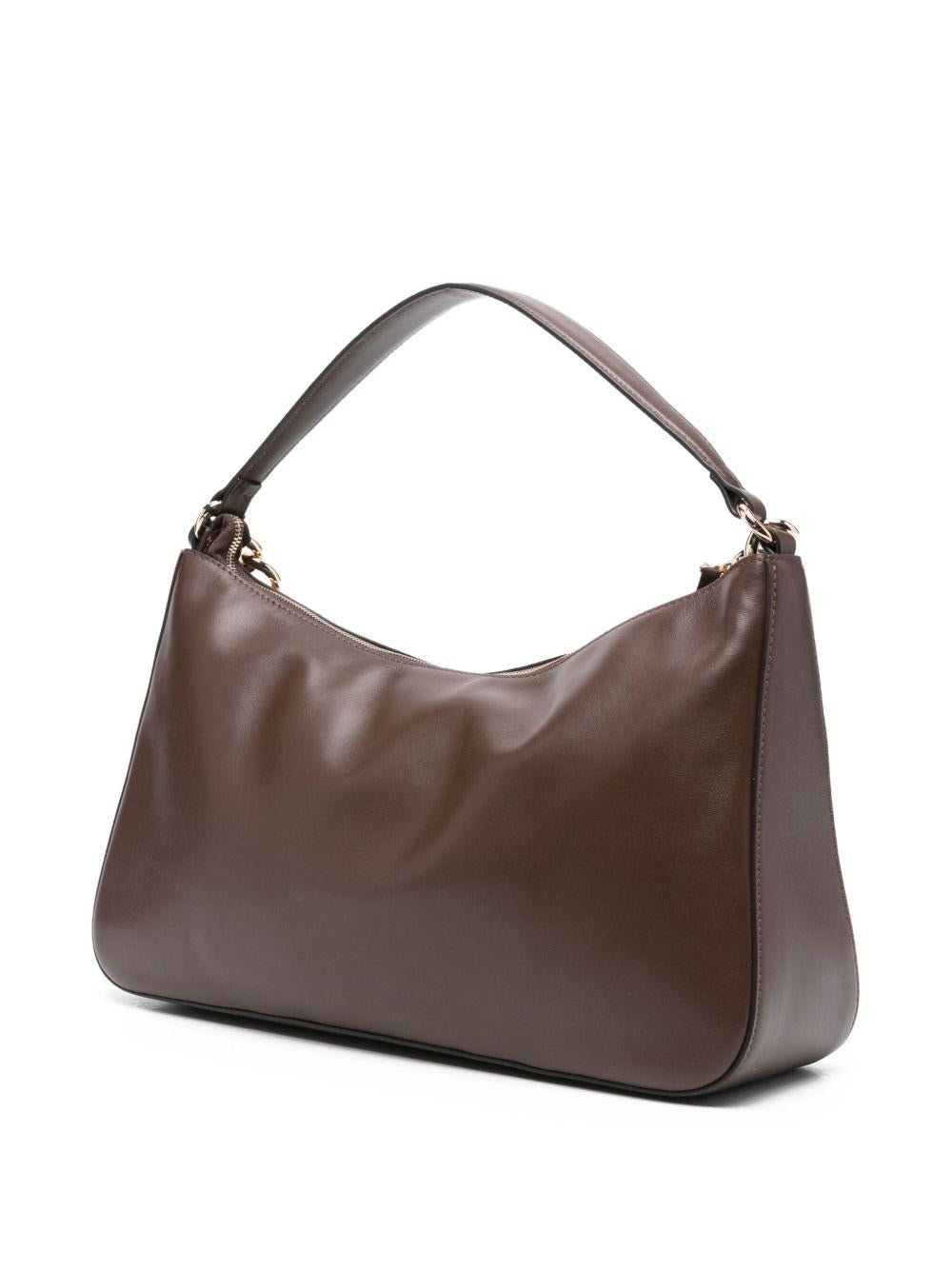 Borsa a Spalla Marrone Media con Catena 252TB7161 00203 TWINSET