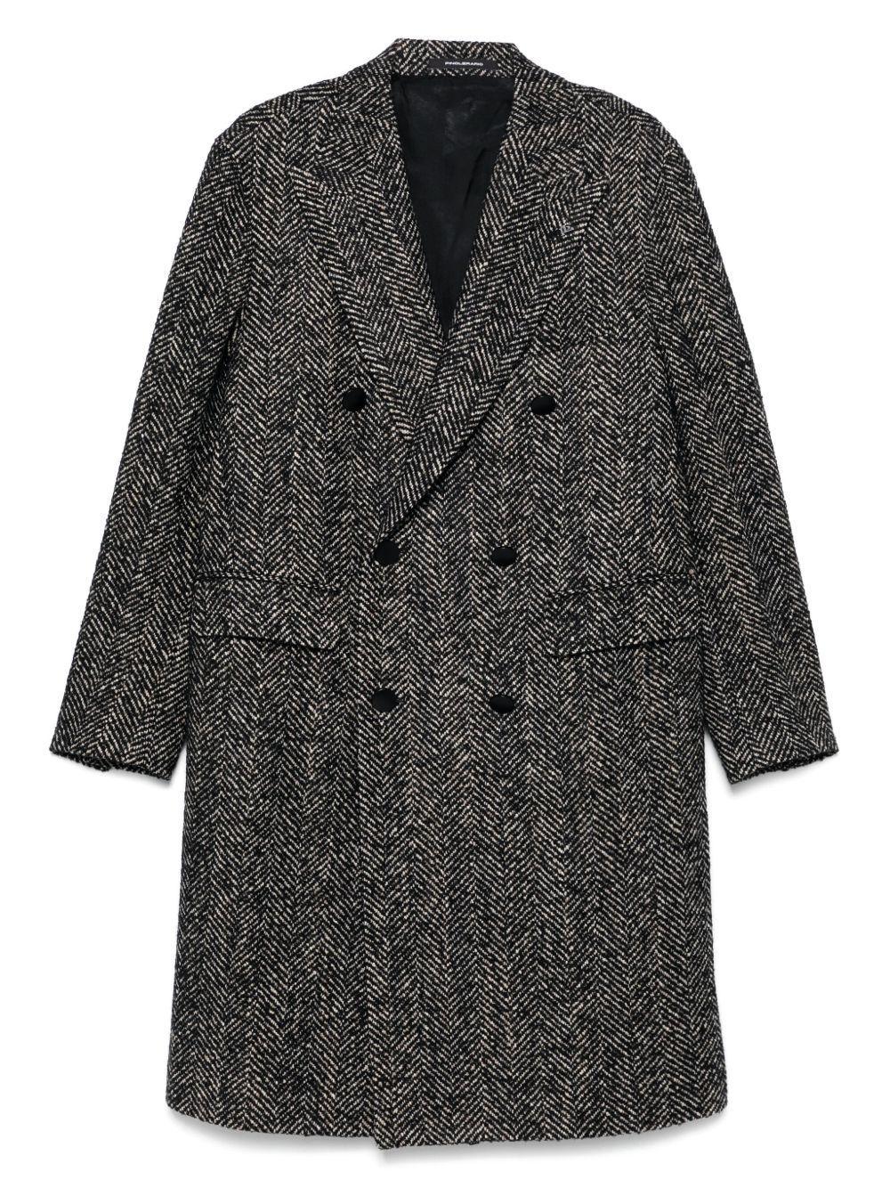 Cappotto Doppiopetto in Lana con Bottoni - Preludio Moda