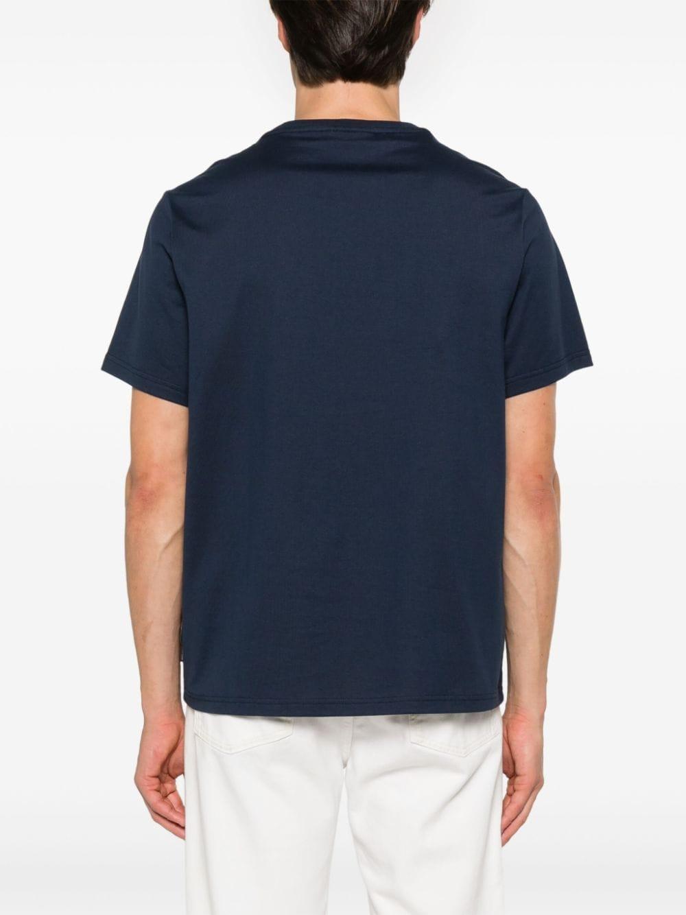 T-shirt mezzanotte logo rilievo