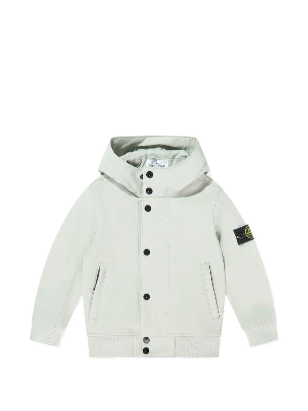 Felpa con cappuccio con bottoni L1S164100001S0A22 V0061 STONE ISLAND KIDS