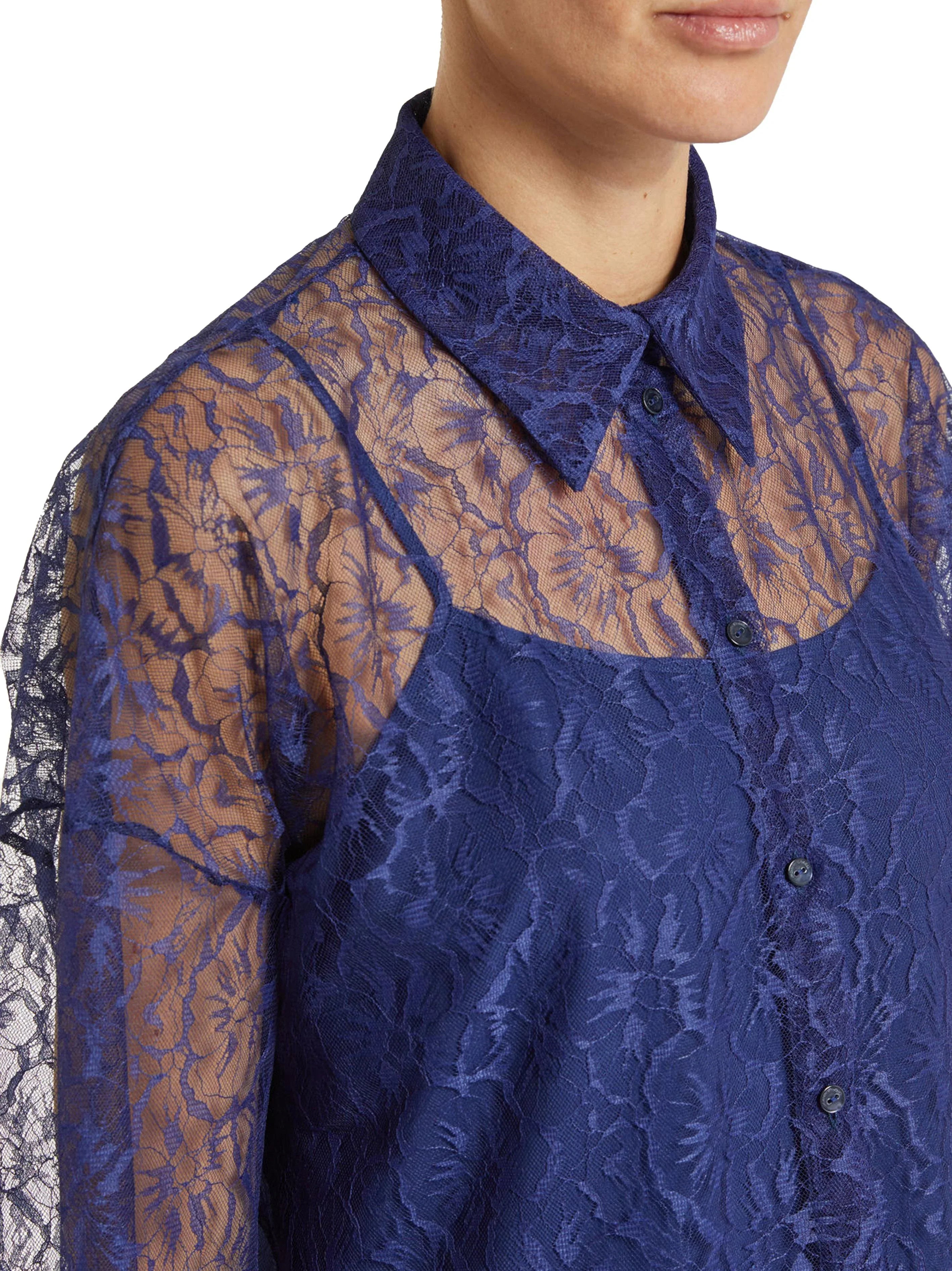 Camicia Luisa blu - Preludio Moda