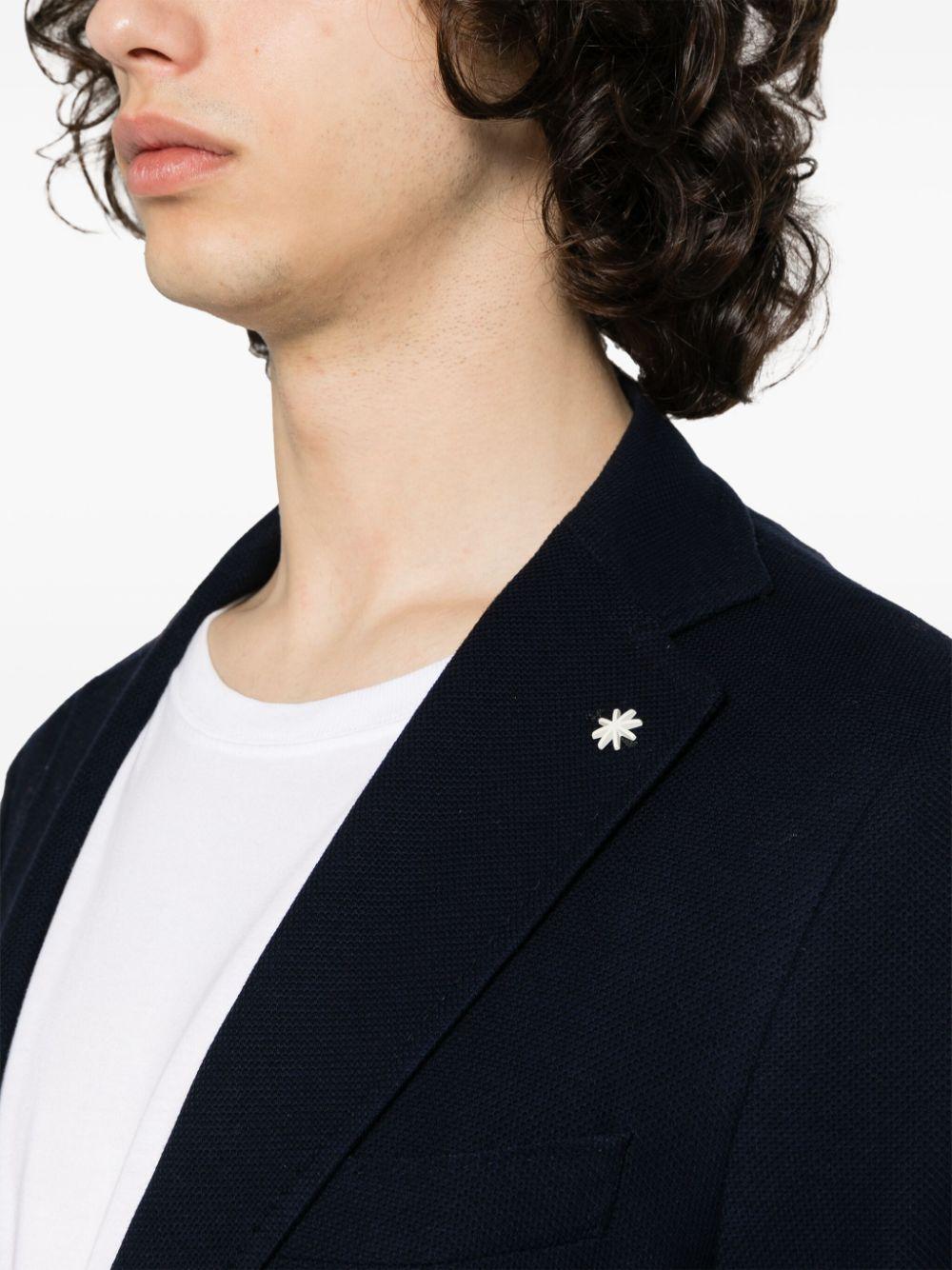 Giacca blu monopetto 3632G2728M243301 89 MANUEL RITZ