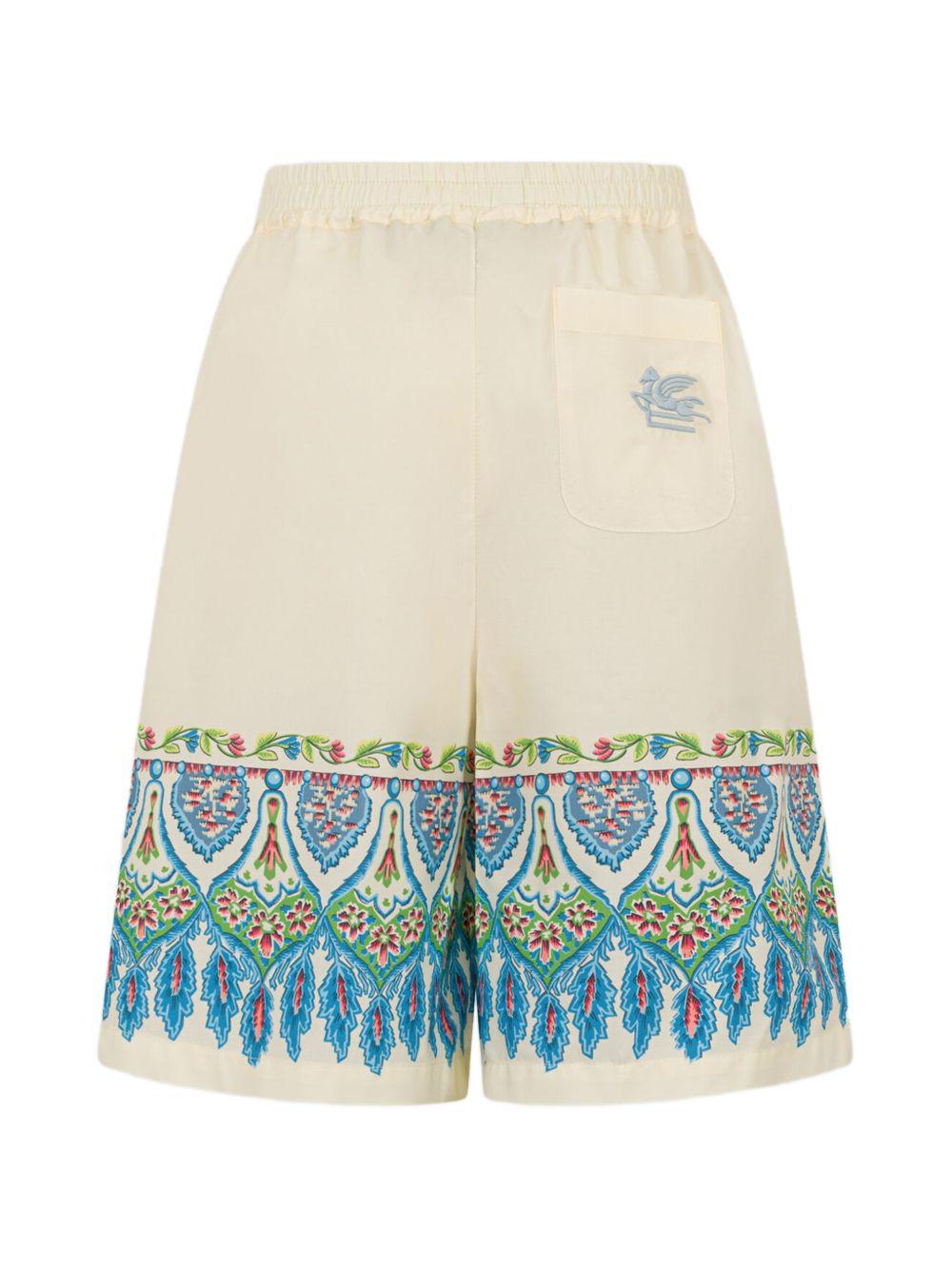 Bermuda con stampa paisley GY6Q89P0601 106MC ETRO KIDS