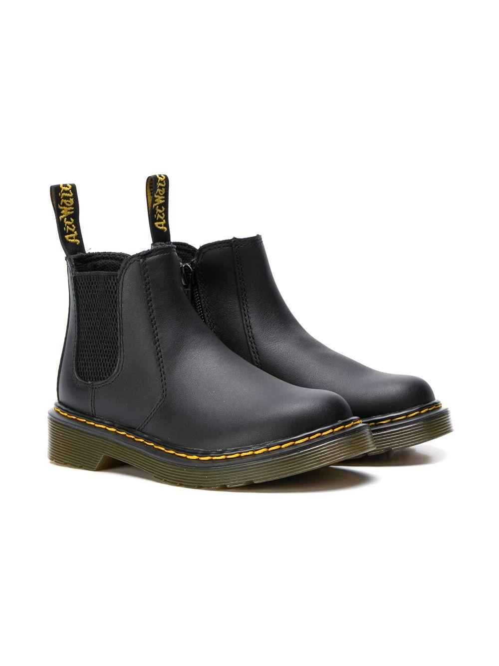 Stivaletti Chelsea 2976 Softy T Junior in pelle nero 16708 001 DR.MARTENS KIDS