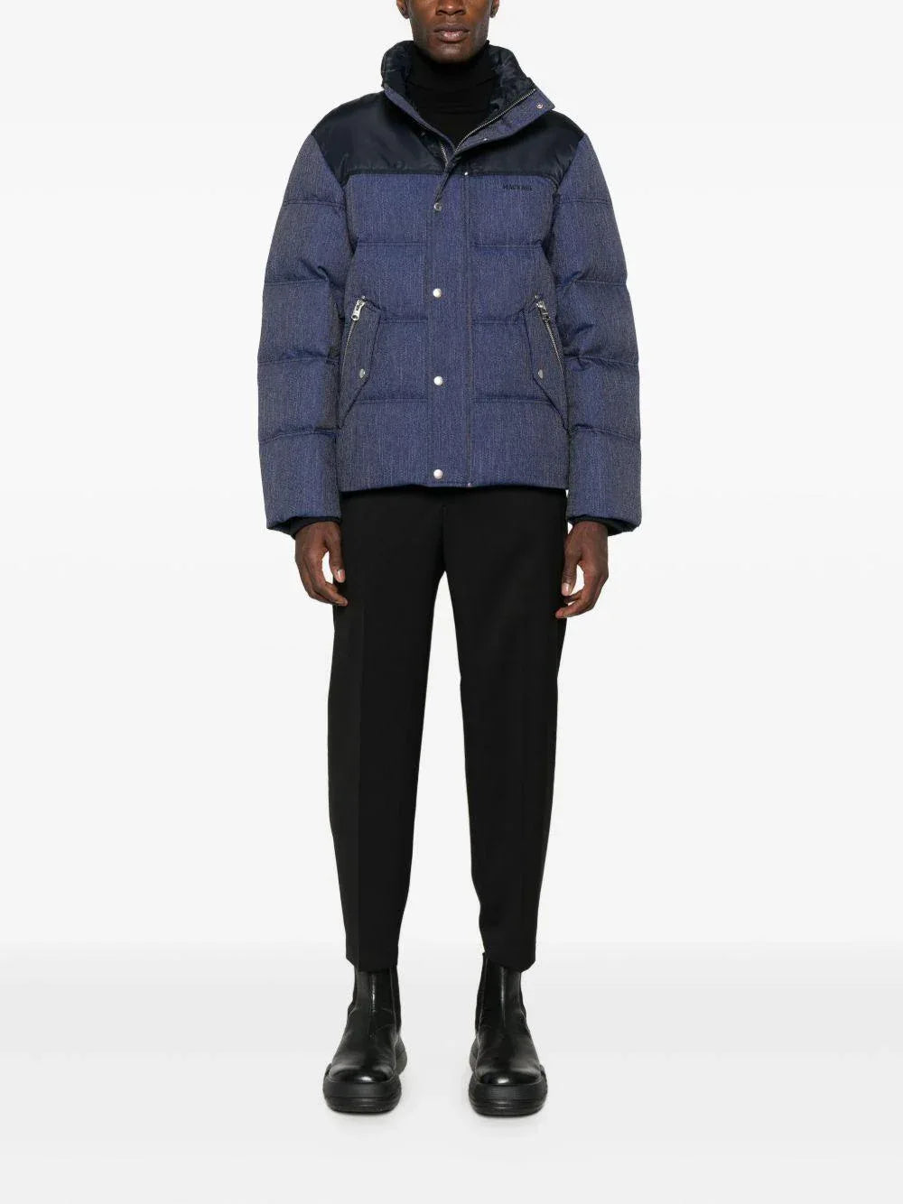 Pantaloni Dritti Neri con Pieghe - Preludio Moda