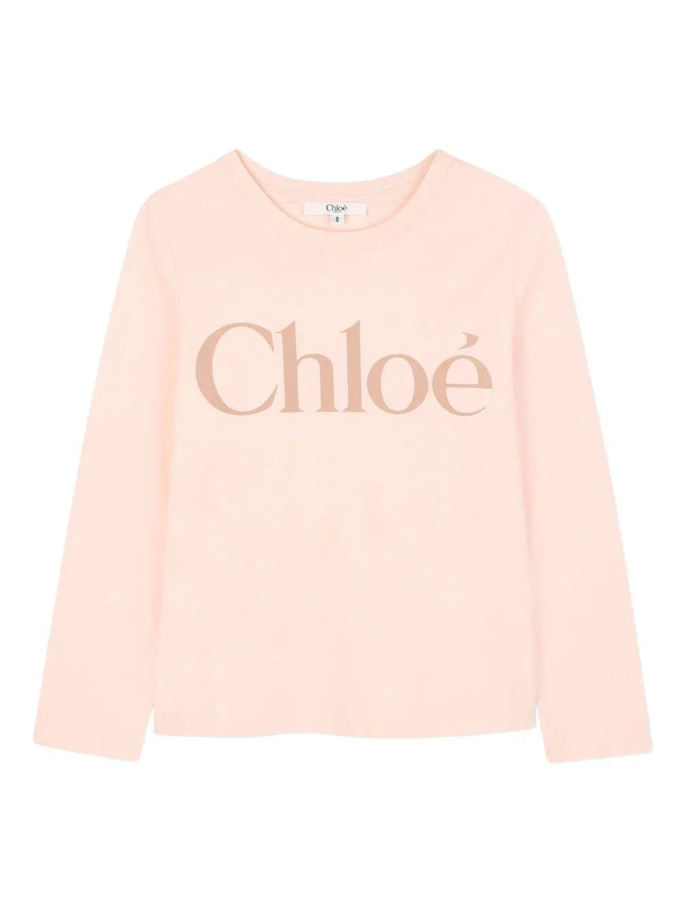 T-shirt a Maniche Lunghe con Logo Frontale - Preludio Moda