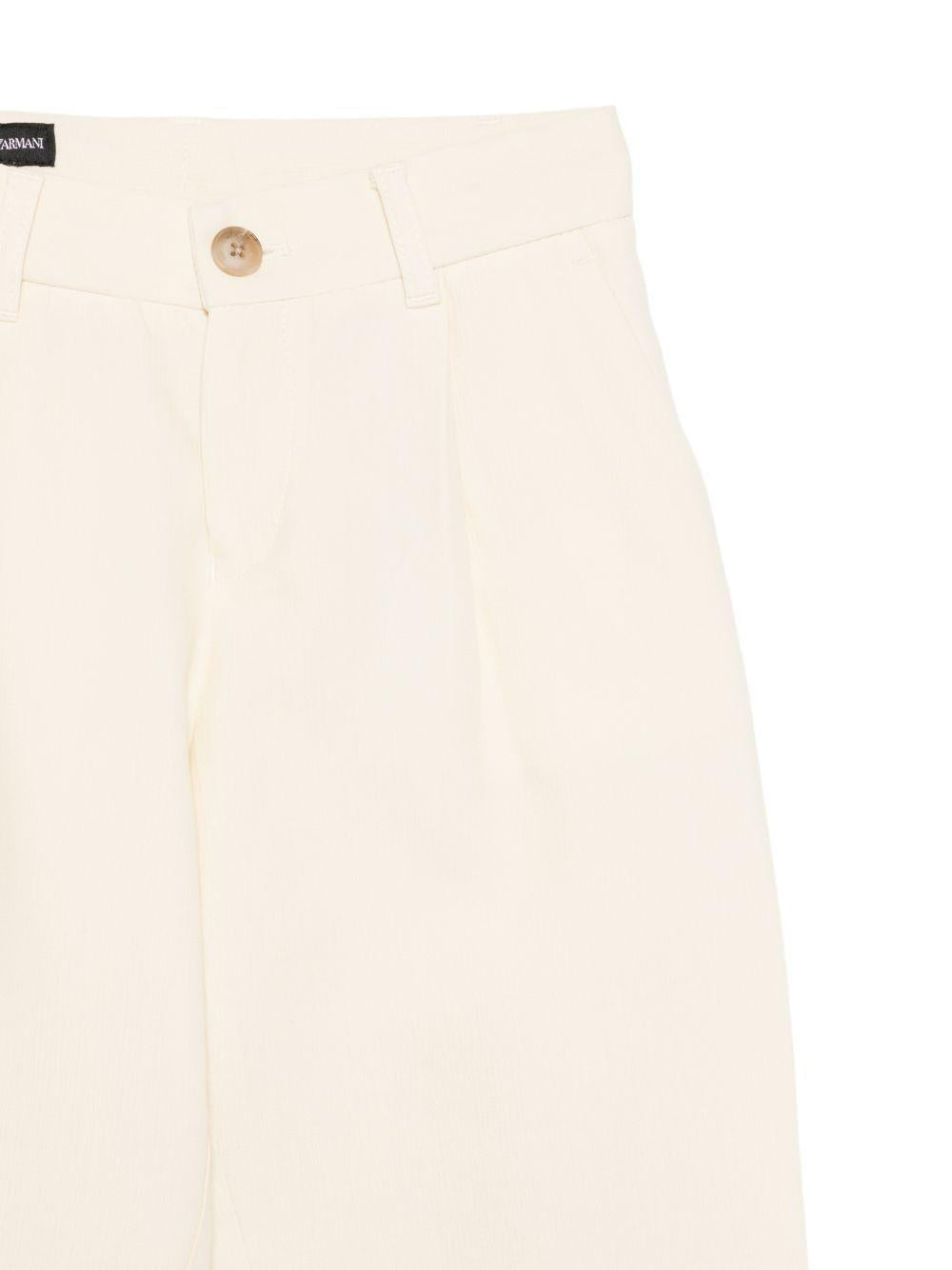 Pantaloni in viscosa con pince EB000903AF21040 U1079 EMPORIO ARMANI KIDS
