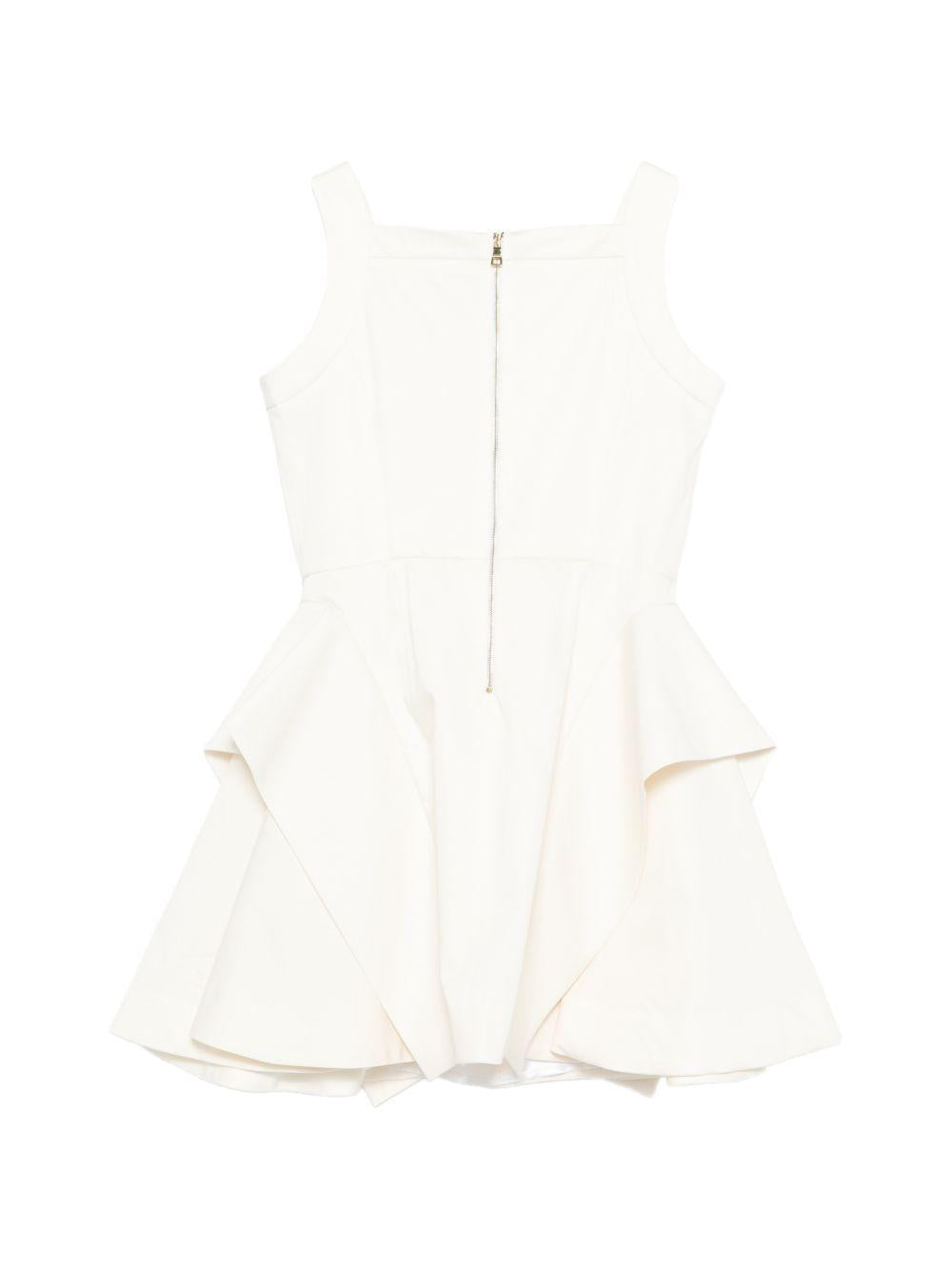 Abito senza maniche con bottoni dorati BY1B92P0484 100 BALMAIN KIDS