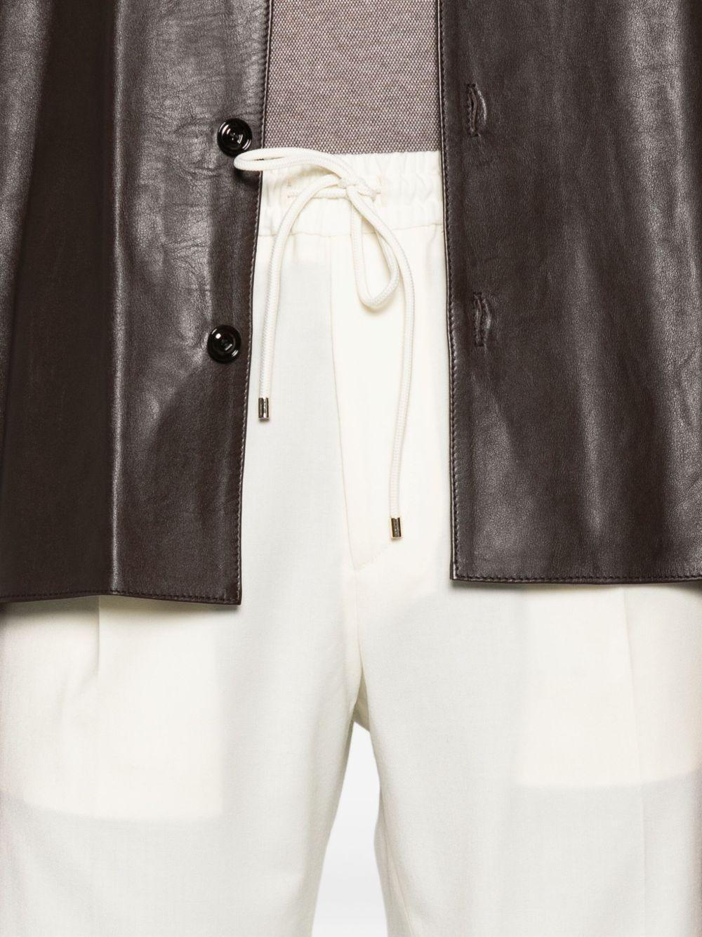 Pantaloni Dritti con Vita Elasticizzata e Coulisse - Preludio Moda