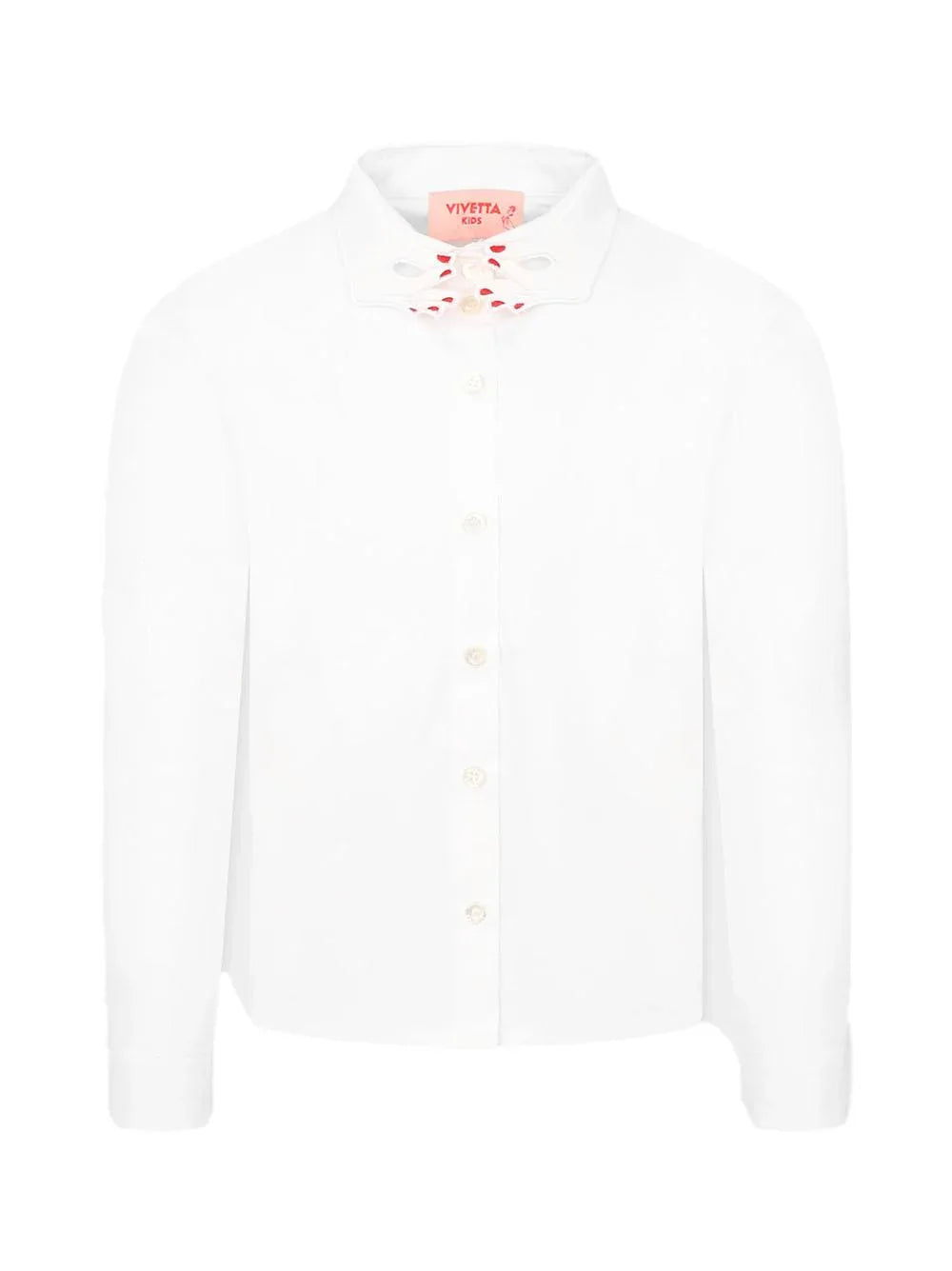 Camicia bianca con collo mani - Preludio Moda