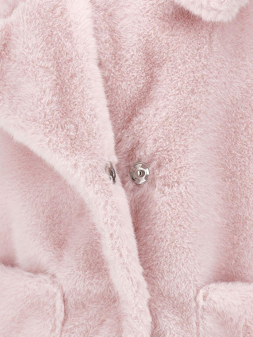 Cappotto Monopetto Rosa Chiaro 17F1046030 0090 MONNALISA KIDS
