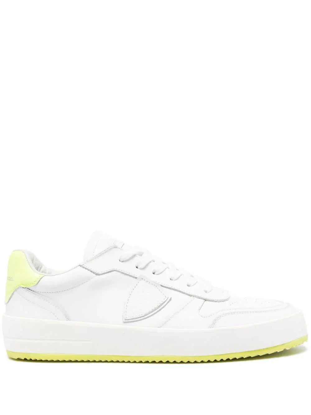 Sneakers Nice bianche/lime uomo - Preludio Moda