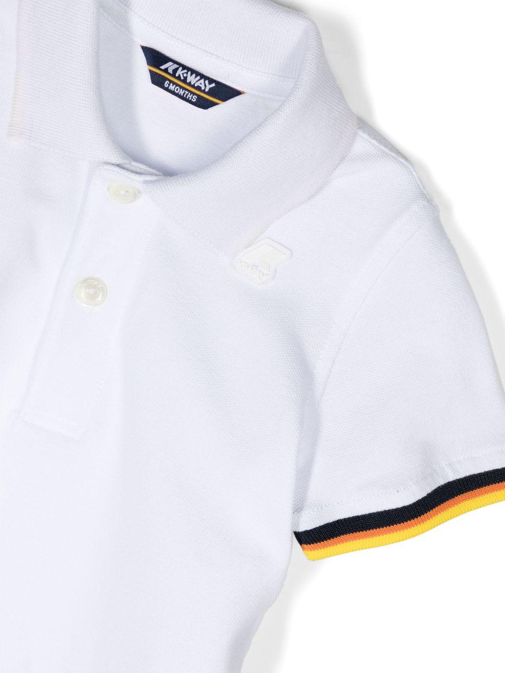 Polo vincent neonato bianca K4121EW 001 K-WAY KIDS