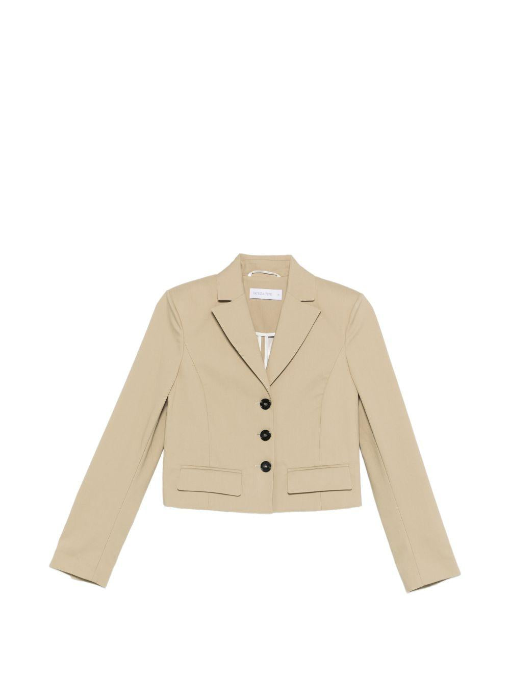 Blazer in cotone con tre bottoni 8S0583A716 B862 PATRIZIA PEPE