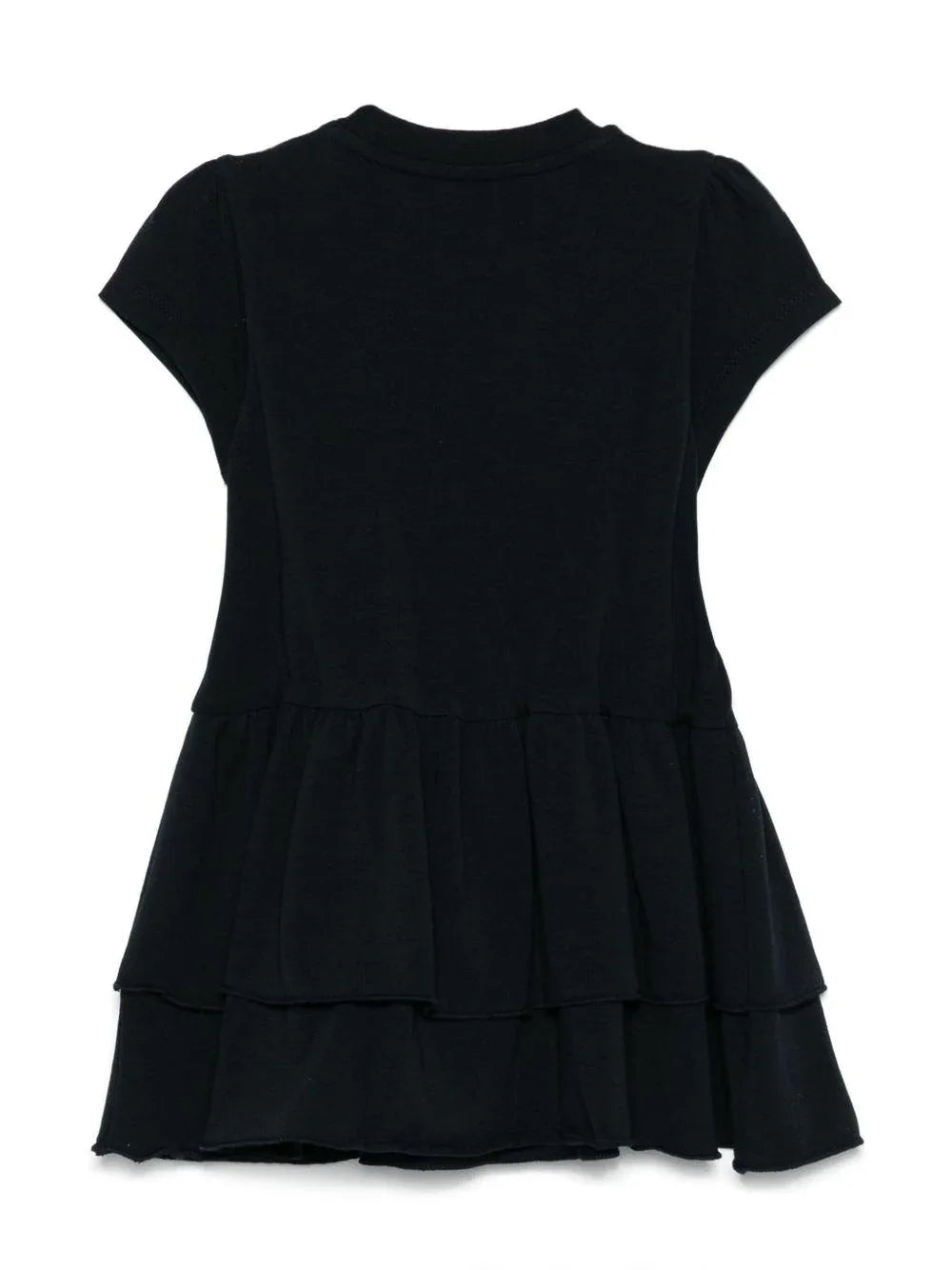 Abito blu neonata con balze - Preludio Moda