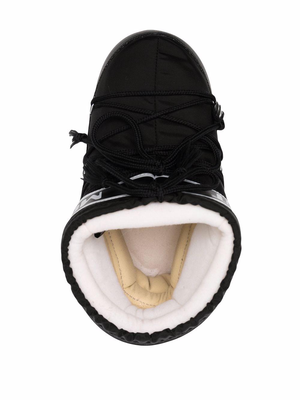 Moon Boot Kids Stivali da neve bassi Icon bianco/nero 80D1409340 N001 MOON BOOT