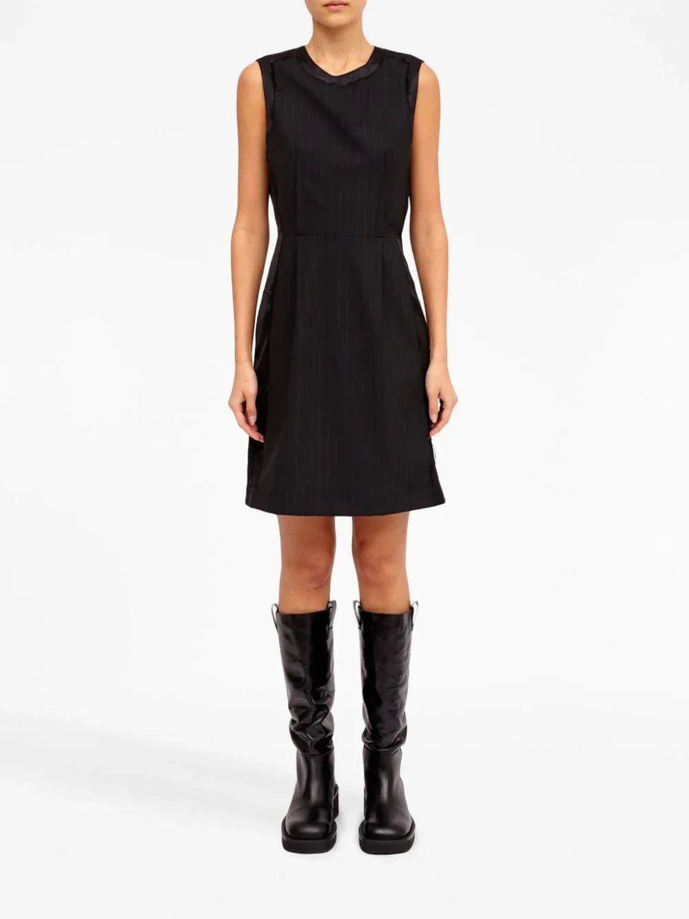 Abito Donna Nero Poliestere - Preludio Moda